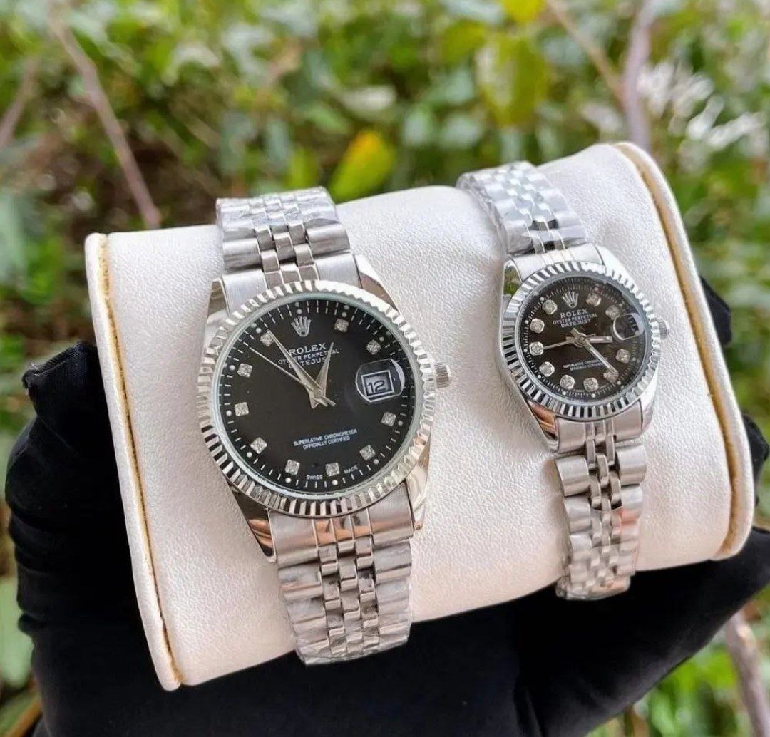ست ساعت رولکس rolex زنانه و مردانه با کیفیت عالی