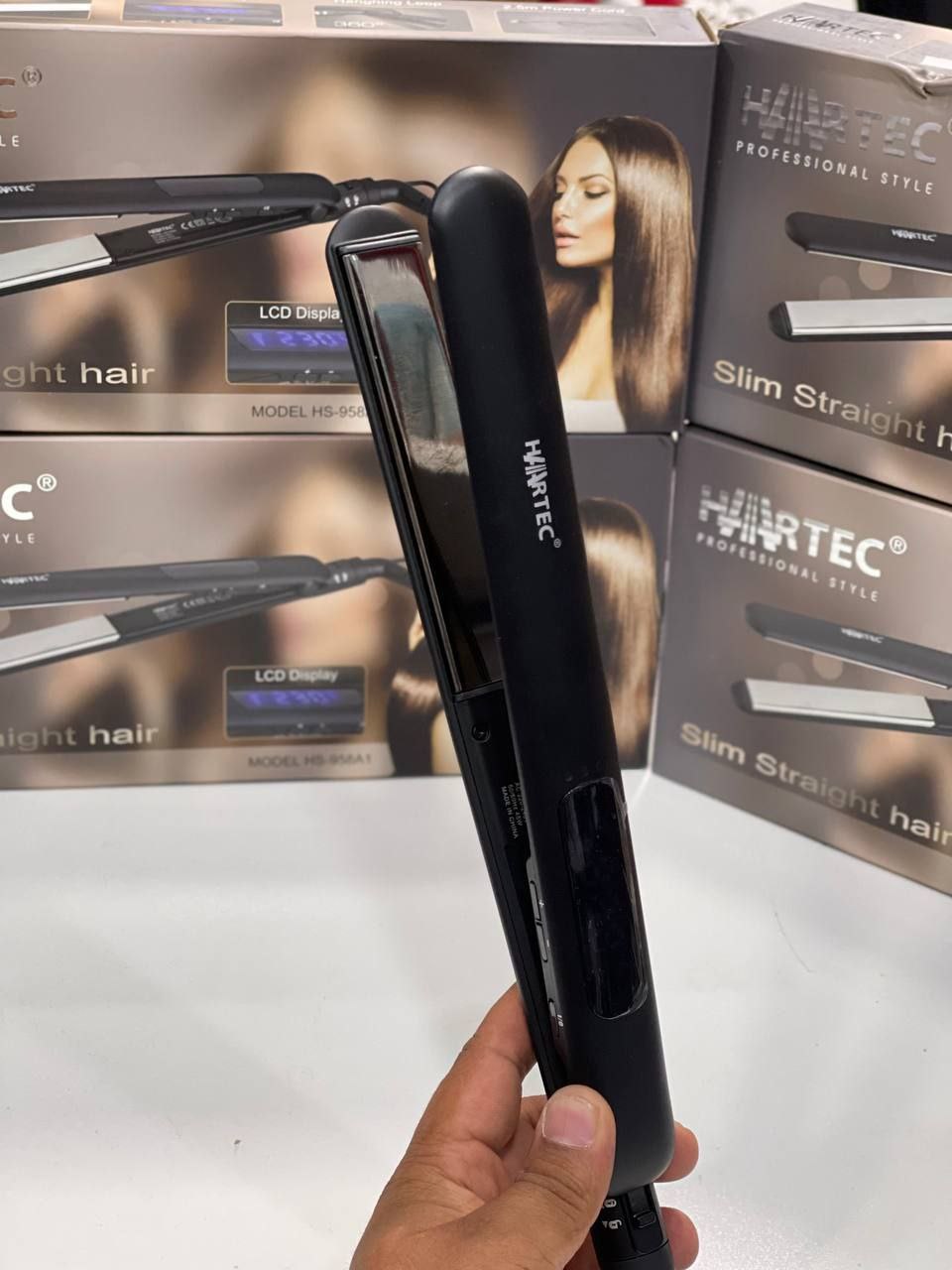 اتومو حرفه‌ای هارتک 👈این اتومو هم مو رو صاف میکنه هم کرلی(فر)