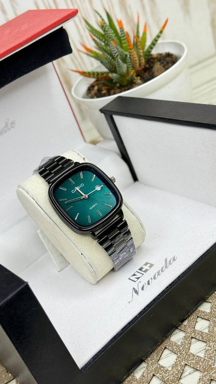 ساعت مچی مردانه کاسیو Casio طرح Old Money | بند و قفل ریلی | صفحه مربع
